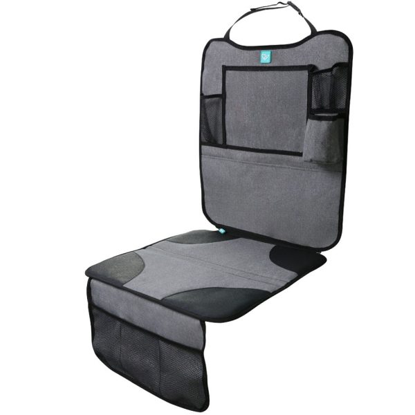 Mata pod fotelik z organizerem 2w1