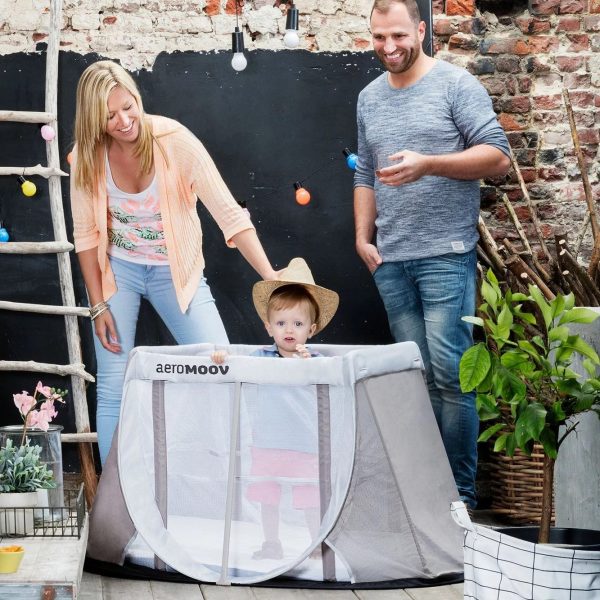 Łóżeczko turystyczne Instant Travel Cot - White Sand - obrazek 5