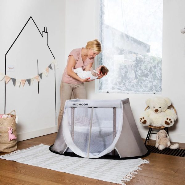 Łóżeczko turystyczne Instant Travel Cot - White Sand - obrazek 6