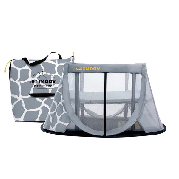 Łóżeczko turystyczne Instant Travel Cot - Giraph Sky