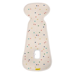 Wkładka do fotelika i wózka – B wózek, Confetti Hearts – LE 2025