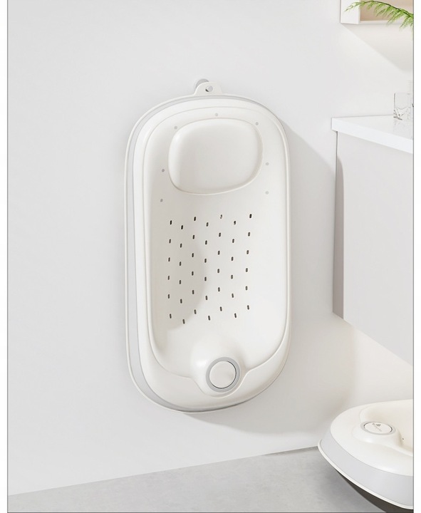 Fotelik leżaczek do wanienki grey Ines&John - obrazek 4