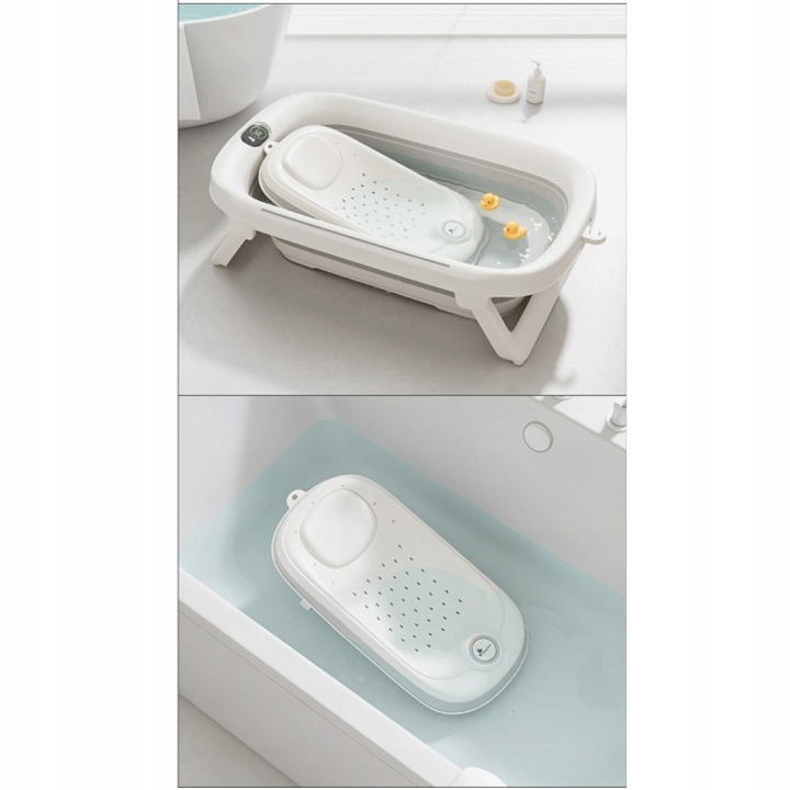 Fotelik leżaczek do wanienki grey Ines&John - obrazek 6