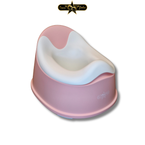 Nocnik dziecięcy z wyjmowaną wkładką pink/white Ines&John