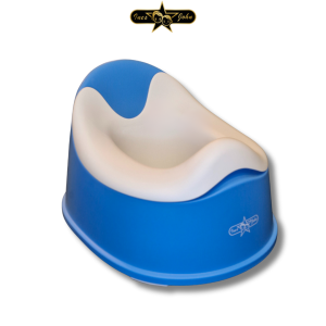 Nocnik dziecięcy z wyjmowaną wkładką blue/white Ines&John